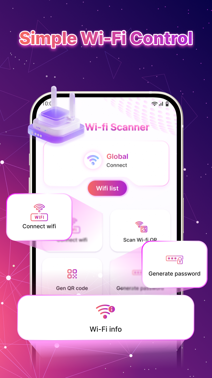 WiFi Scanner screen